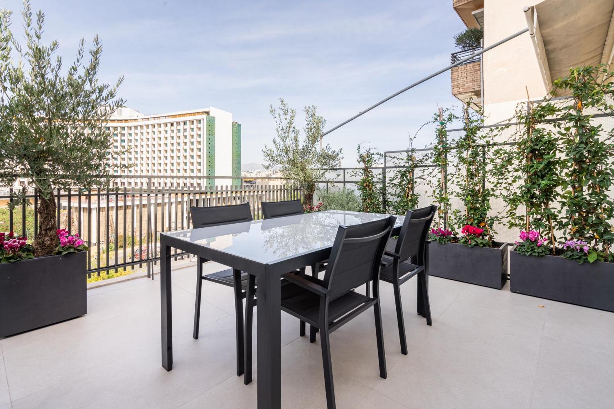 Athena Blue Lux Penthouse 2Br 2Ba With Skyline Terrace, Near Kolonaki Apartment Exterior photo